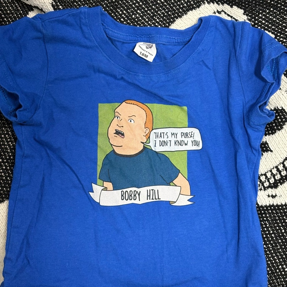 Kids Blue Graphic T-Shirt